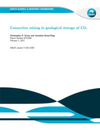 Convective mixing in geological storage of CO2