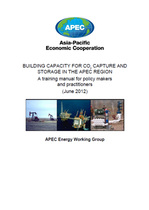 Building capacity for CO2 capture and storage in the APEC region: A training manual for policy makers and practitioners