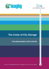 The costs of CO2 storage: post-demonstration CCS in the EU