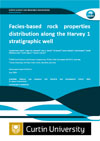 Facies-based rock properties distribution along the Harvey 1 stratigraphic well