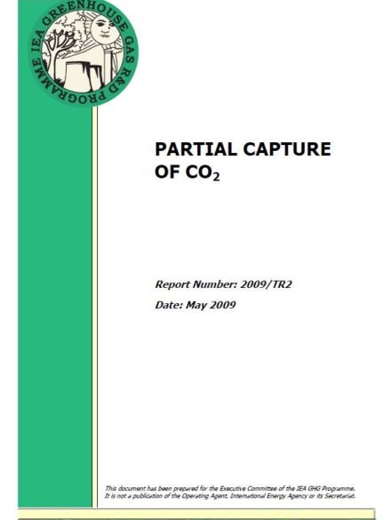 Partial capture of CO2