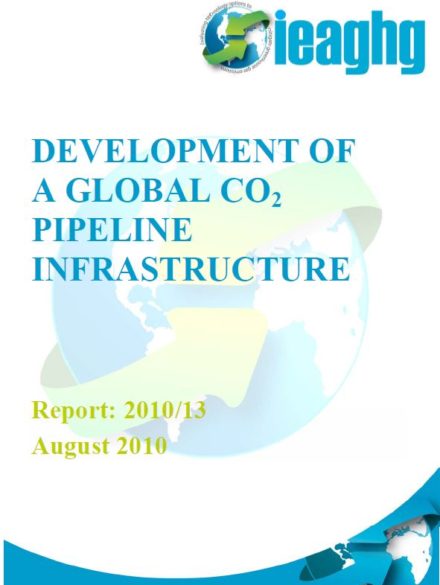 Development of a global CO2 pipeline infrastructure