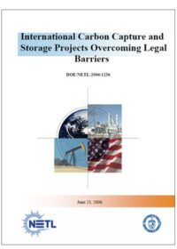 International carbon capture and storage projects: overcoming legal barriers