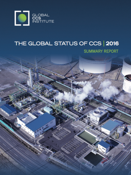 The Global Status of CCS: 2016 Summary Report