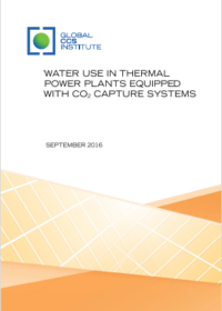 Water use in thermal power plants equipped with CO2 capture systems