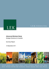 Advanced biofuels study. Strategic directions for Australia: summary report