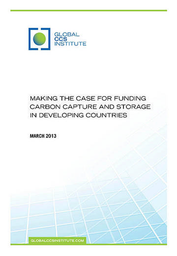 Making the case for funding carbon capture and storage in developing countries