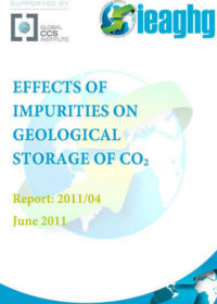 Effects of impurities on geological storage of CO2