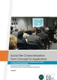 Social site characterisation: from concept to application. A review of relevant social science literature and a toolkit for social site characterisation