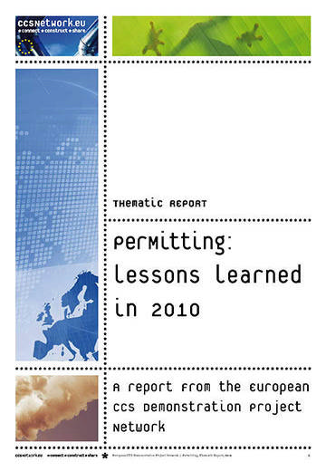 Thematic report: Permitting: Lessons learned in 2010