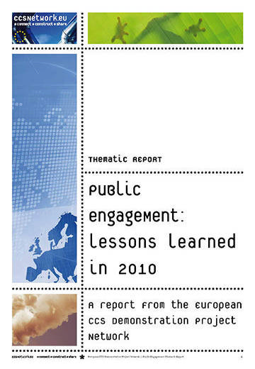 Thematic report: Public engagement: Lessons learned in 2010