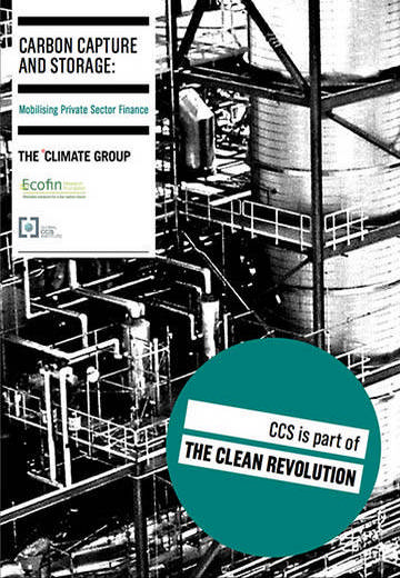 Carbon capture and storage: mobilising private sector finance