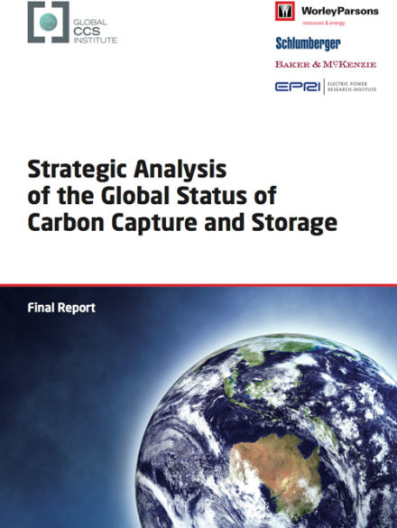 Strategic analysis of the global status of carbon capture and storage. Report 1: status of carbon capture and storage projects globally