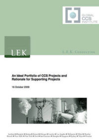 An ideal portfolio of CCS projects and rationale for supporting projects report
