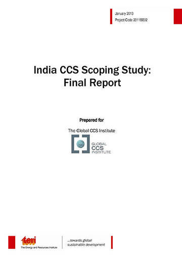 India CCS scoping study: final report