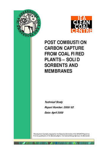 Post combustion carbon capture from coal fired plants: solid sorbents and membranes