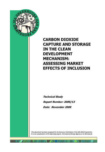Carbon dioxide capture and storage in the clean development mechanism: assessing market effects of inclusion