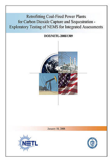 Retrofitting coal-fired power plants for carbon dioxide capture and sequestration: exploratory testing of NEMS for integrated assessments
