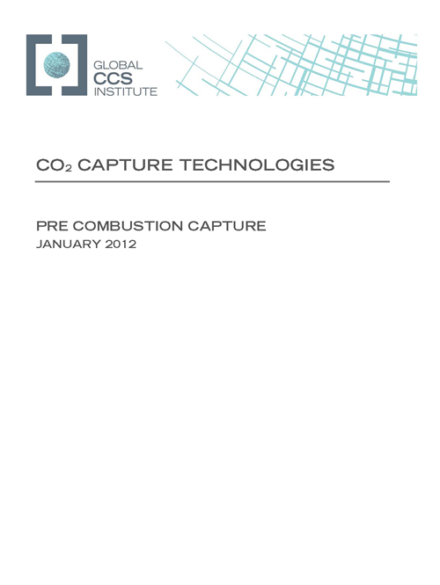 CO2 capture technologies: pre-combustion capture
