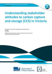 Understanding stakeholder attitudes to carbon capture and storage (CCS) in Victoria
