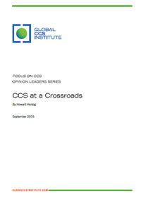 CCS at a crossroads