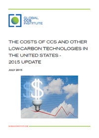 The costs of CCS and other low-carbon technologies in the United States: 2015 update