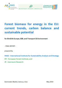 Forest biomass for energy in the EU: current trends, carbon balance and sustainable potential