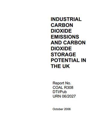 Industrial carbon dioxide emissions and carbon dioxide storage potential in the UK