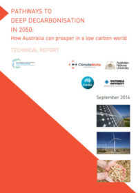 Pathways to deep decarbonisation in 2050: how Australia can prosper in a low carbon world. Technical report