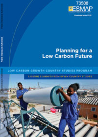 Planning for a low carbon future. Low carbon growth country studies program: lessons learned from seven country studies