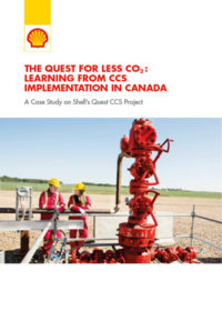 The Quest for less CO2: learning from CCS implementation in Canada. A case study on Shell's Quest CCS Project
