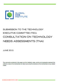 Submission to the Technology Executive Committee (TEC): consultation on technology needs assessments (TNA)
