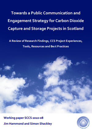 Towards a public communication and engagement strategy for carbon dioxide capture and storage projects in Scotland: a review of research findings, CCS project experiences, tools, resources and best practices