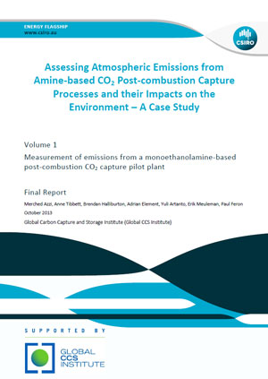 Assessing atmospheric emissions from an amine-based CO2 post-combustion capture processes and their impacts on the environment: a case study