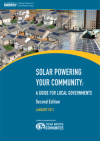 Solar powering your community: a guide for local governments