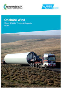 Onshore wind: direct & wider economic impacts