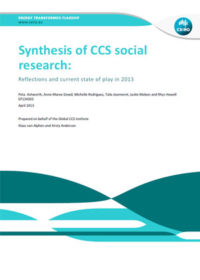 Synthesis of CCS social research: Reflections and current state of play in 2013