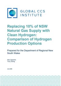 Replacing 10% of NSW Natural Gas Supply with Clean Hydrogen: Comparison of Hydrogen Production Options