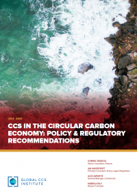 CCS in the Circular Carbon Economy: Policy and Regulatory Recommendations