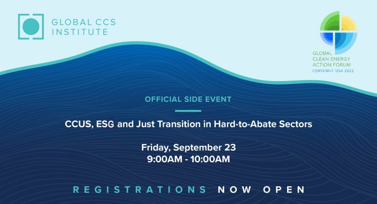 GCEAF – CCUS, ESG, and Just Transition in Hard-to-Abate Sectors