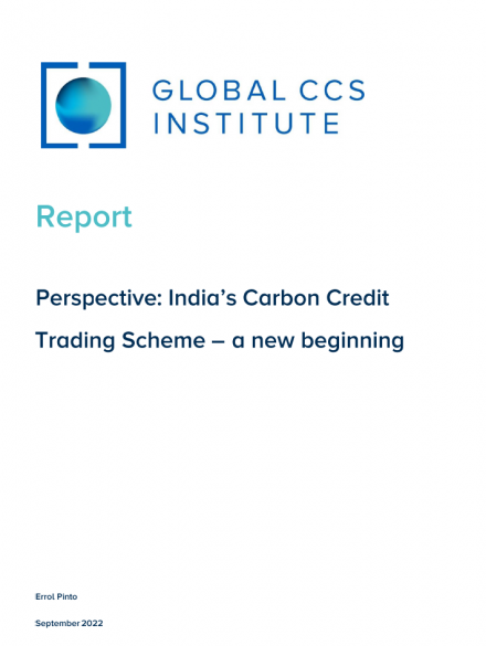 India’s Carbon Credit Trading Scheme – a New Beginning