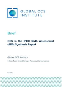 CCS in the IPCC Sixth Assessment (AR6) Synthesis Report