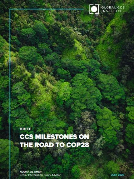 CCS Milestones on the Road to COP28
