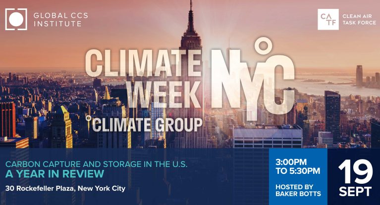 New York Climate Week – CCS in the US: A Year in Review