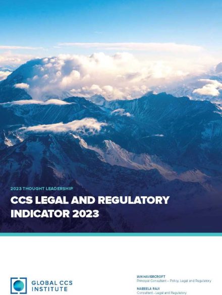 CCS Legal and Regulatory Indicator 2023