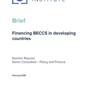 Financing BECCS in developing countries
