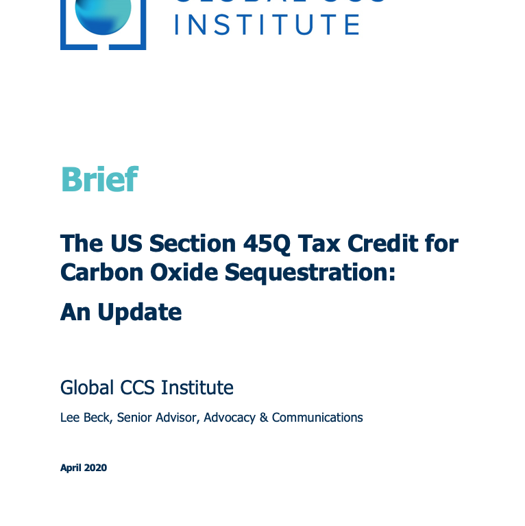 The US Section 45Q Tax Credit for Carbon Oxide Sequestration: An Update