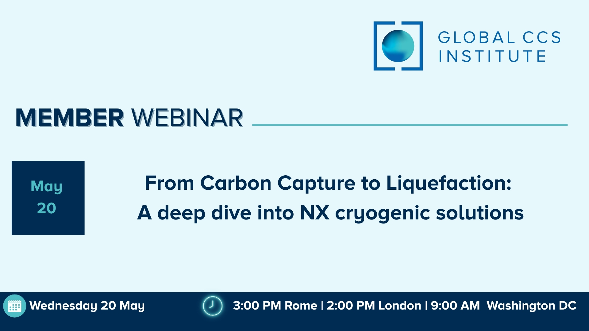 Member Webinar | From Carbon Capture to Liquefaction: A deep dive into NX cryogenic solutions