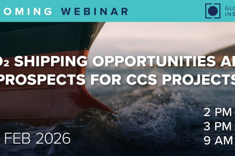 Webinar | CO2 Shipping Opportunities and Prospects for CCS Projects